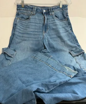 American Eagle Stretch Wide Leg Jeans  thumbnail 1
