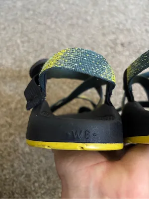 Chaco Z2 Sandals with Green and Yellow Straps Women’s Size 8 thumbnail 4