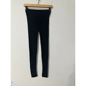 Michael Stars‎ Black Ribbed High Waist Leggings Pants Size XS thumbnail 3