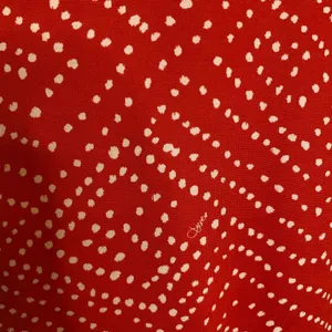 Diane Von Furstenberg Reina silk dot‎ long sleeve dress red white sz 4 thumbnail 7