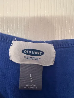 Old Navy Navy Top thumbnail 2
