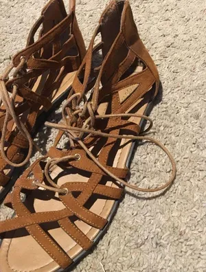 Brown Lace Up Sandals Size 9 thumbnail 2