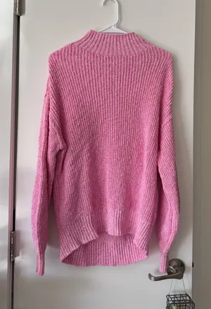 aerie cotton mock neck sweater thumbnail 1