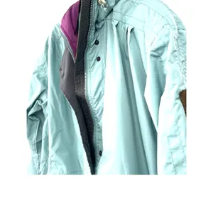 Vintage Y2K 8 M Obermeyer ski jacket powder blue Coat Hooded Embroidered Womens thumbnail 4