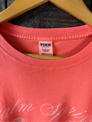 Palm Springs California Long-Sleeve Tee - Coral - PINK Victoria’s Secret thumbnail 3
