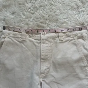 Aritzia Tna Pants Troop Cargo Pant Mid-Rise Utility 100% Cotton Cream Sz 4 thumbnail 8