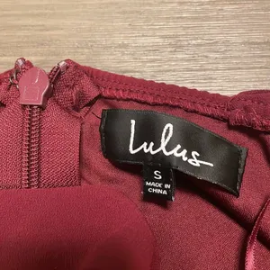 Lulu’s Forevermore‎ Burgundy Skater Strappy Mini Dress Size S thumbnail 8