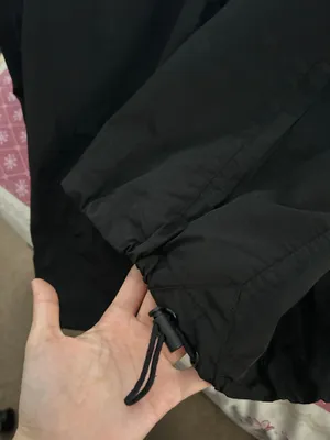 John Galt Black Lightweight Windbreaker Jacket thumbnail 7