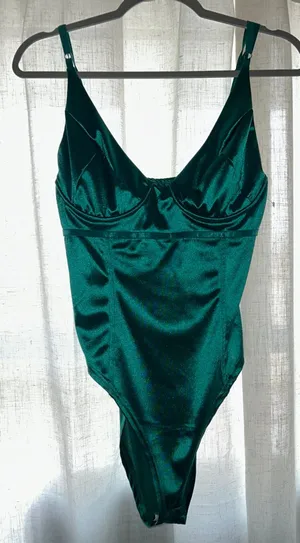 Corset bodysuit Green Size L thumbnail 1