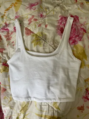 Wild Fable white cropped tank thumbnail 1