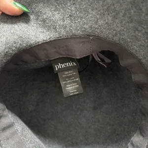 Womens OS 100% Wool Hat‎ Gray Felt Floppy Leather Bow Dainty Romantic Feminine thumbnail 5