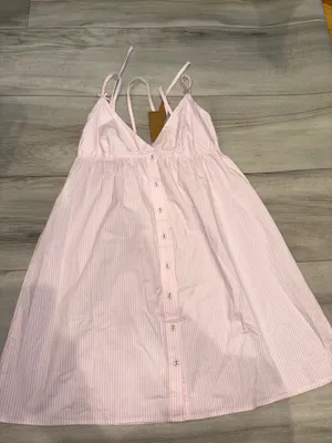 Skims cotton Poplin mini sleepColor Cherry Blossom Stripe thumbnail 3