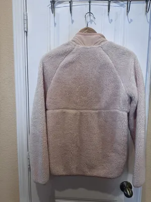 Sweaty Betty Jacket Womens XS Pink Peach Pennine Zip Up Soft Sherpa Fleece thumbnail 7