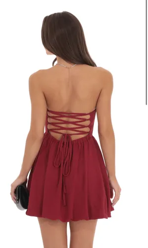 Lucy in the Sky Strapless Dress thumbnail 2