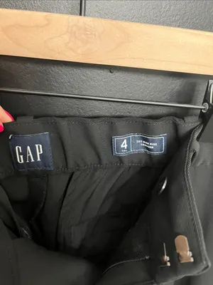 GAP Black Wide-Leg Dress Pants thumbnail 2