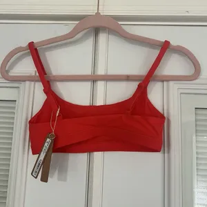 Skims Fits Everybody Scoop Neck Bralette Women’s‎ Size XS Poppy Red thumbnail 3