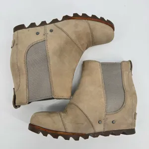 Sorel NL2805 Lea Wedge Chelsea Leather Waterproof Boots Size‎ 8 thumbnail 12