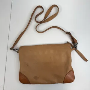 GIORGIA MILANI Crossbody‎ Bag Purse Shoulder Tan Italian Leather Western Conchos thumbnail 5
