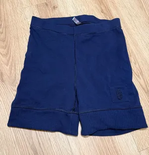 FP Movement Free People Womens M Navy Bike Shorts Ribbed Hem High Rise thumbnail 1