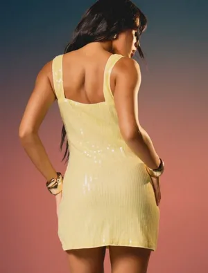 Missguided Sparkly Mini Dress thumbnail 2