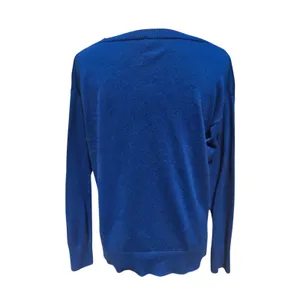 GAP Women's Blue Merino Wool Blend Knit Sweater Crewneck‎ Long Sleeve Medium thumbnail 3