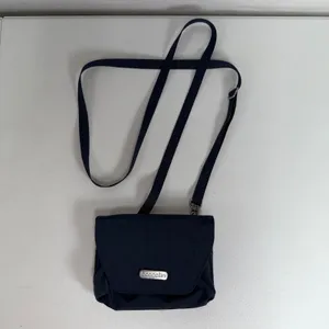 Baggallini Pacific Petite Crossbody Bag Navy Nylon Travel Belt Bag Adjustable thumbnail 3