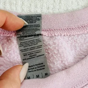 MAMA Crewneck Medium Mom Pull Over Top in Light Pink / Lavender Gildan thumbnail 3