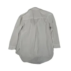 Anthropologie Polo Collared 3/4‎ Sleeve Shirt Womens Small White Pullover thumbnail 3