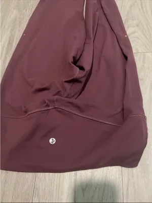 Women's Maroon High-Waist Performance Leggings thumbnail 2