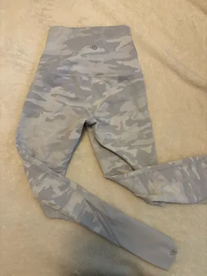 Lululemon gray and white camo leggings thumbnail 1