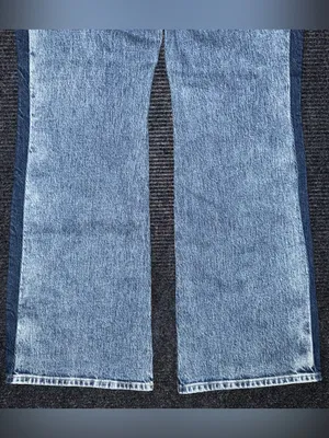 Wrangler NWOT Womens Two Tone Color Block High Rise Westward Bootcut Jeans 32x32 thumbnail 7