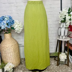 Avocado Green M Slit Skirt thumbnail 6