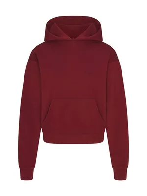 Skims (Gar) Cotton Fleece Classic Pullover Hoodie (8365) | Merlot | Size Large thumbnail 1