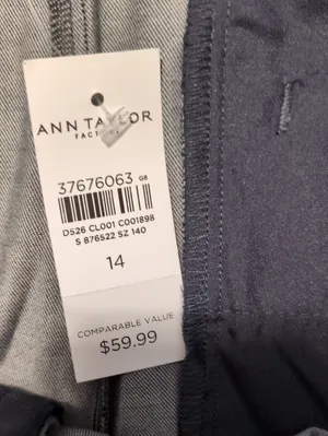 Ann Taylor Factory Chino Shorts Size 14 thumbnail 4