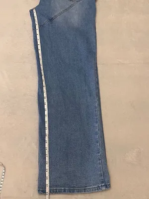Akira Women's Wide Leg Jeans Size 31 Blue Denim High Rise Casual thumbnail 8