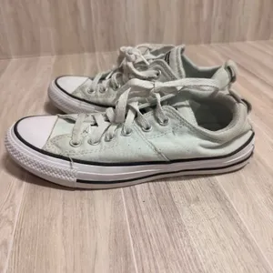 Converse All Star Madison Low Top Sneakers Mint Green Canvas Shoes 563511C thumbnail 2