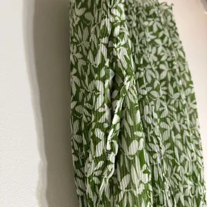 Abercrombie & Fitch Floral Babydoll Plisse Ruched Mini Dress Size Large Petite thumbnail 8