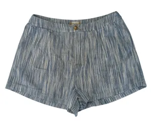 Altar'd State Linen Blend Shorts‎ Blue Stripe Women's Size Large Lined thumbnail 1