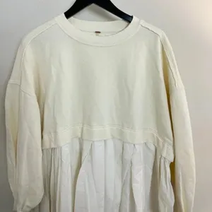 FREE PEOPLE Eleanor Sweatshirt Dress in Grey Combo Size Small thumbnail 6