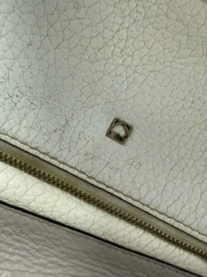 Kate Spade Southport Avenue Maria Crossbody Leather Bag Ivory Taupe thumbnail 2