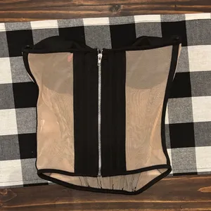 Edikted galaxy mesh Black and Tan Corset xs thumbnail 3