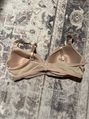 Hanes Beige Wireless Smooth Everyday Bra thumbnail 2