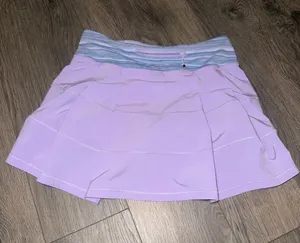 lululemon athletica Lilac Skort with Striped Waistband thumbnail 1