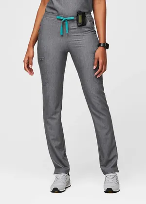 FIGS - Yola Skinny Scrub Pants Graphite Medical Nurse Doctor Petite thumbnail 1