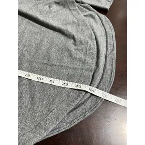 Lululemon Gray Long Sleeve Athletic Top Thumbholes V Neck Women's thumbnail 5