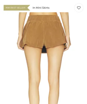 Free People Paradise found faux suede skirt thumbnail 2