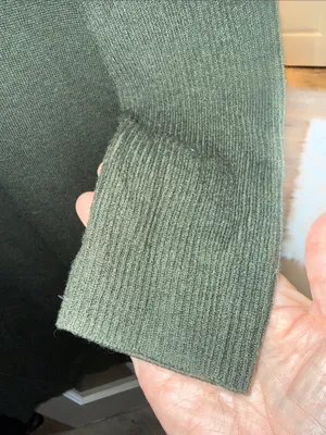 ASOS Green Turtleneck Knit Sweater Midi Dress 8 thumbnail 7