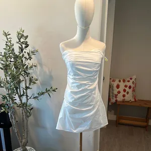 Princess Polly Bradwell Strapless White Mini Dress New! thumbnail 8