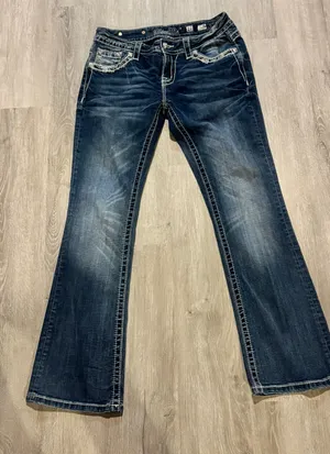 Miss Me Boot Cut Jeans thumbnail 1