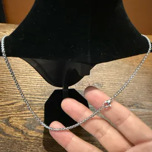 Pink Iridescent Cross Pendant Necklace thumbnail 2